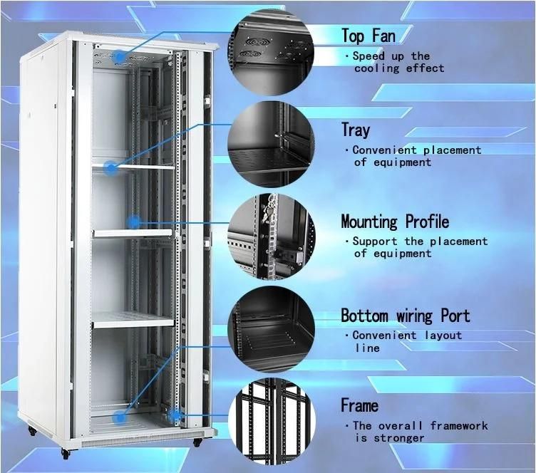 Vertical International Standard Fixed Shelf Unassembled Network Wall Mounted Rack