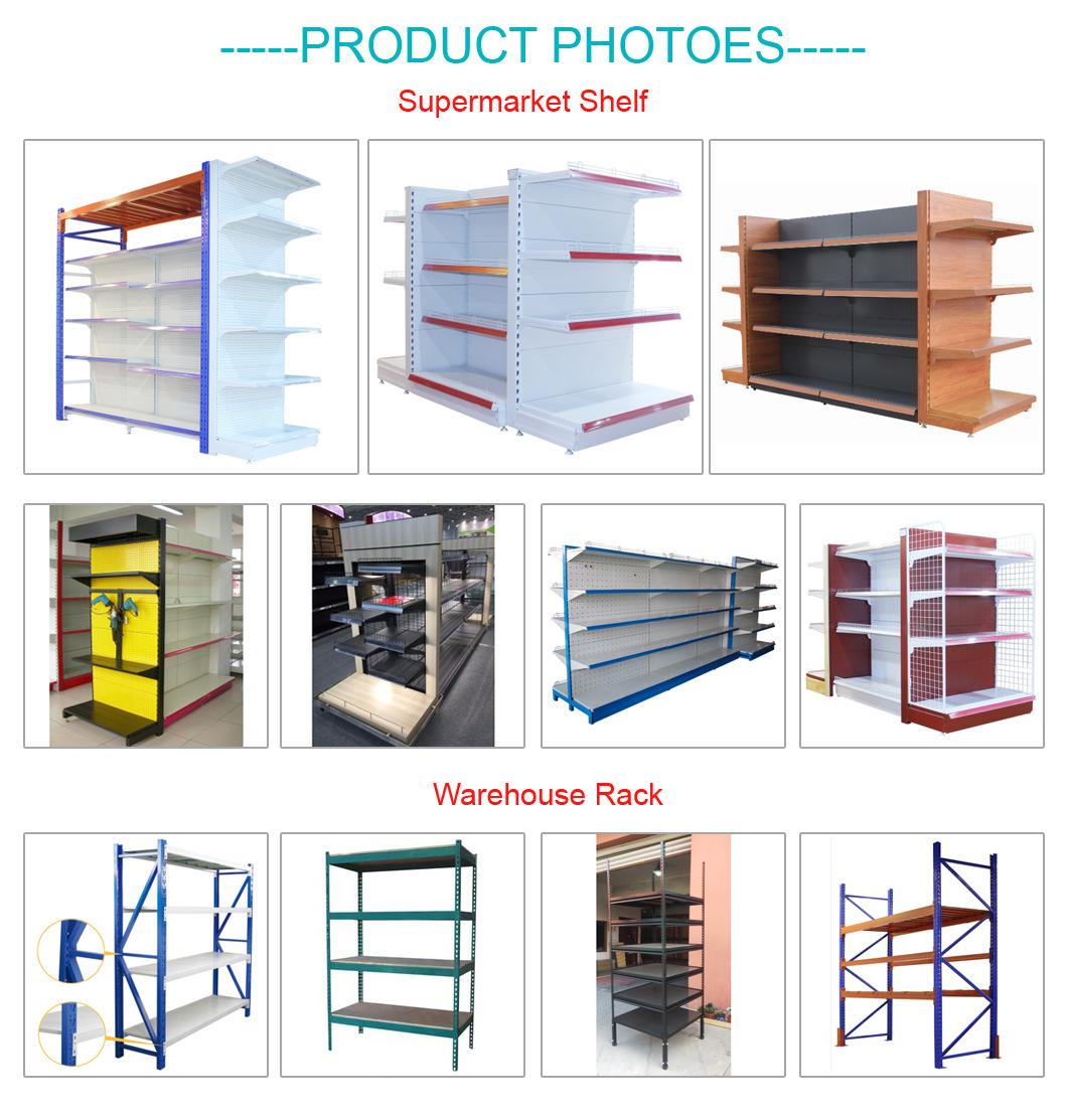 High Quality Metal Double Deck Fruit and Vegetable Shelf