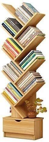 Tree-Shaped Bookshelves Three-Dimensional Bookcases Floor Racks