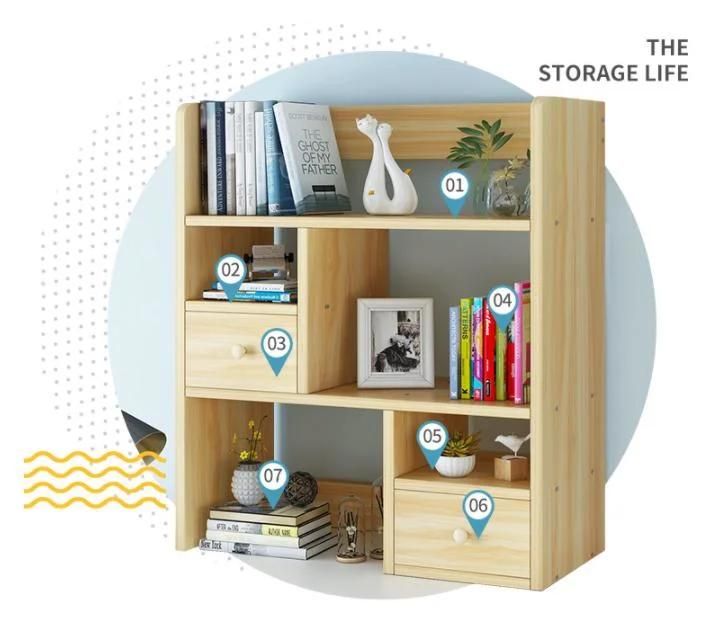 Desk Bookshelf Desk Home Bedroom Desktop Storage Rack