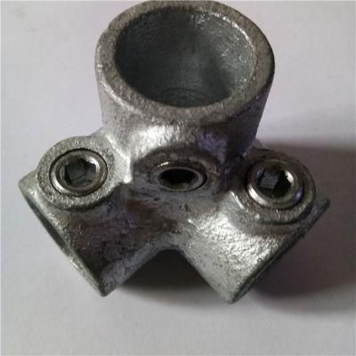 Hardware Pipe Fittings 3 Way 90 Elbow Cast Iron Structural Pipe Fittings Tube Connector Key Clamp
