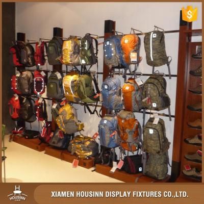 out Door Bag Display Wall Handbags Display Rack