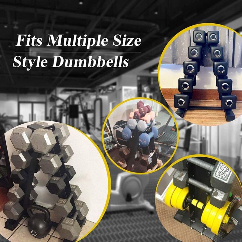 Zyfit Hot Sale Space-Efficient 5-Pair Vertical Dumbbell Storage Rack