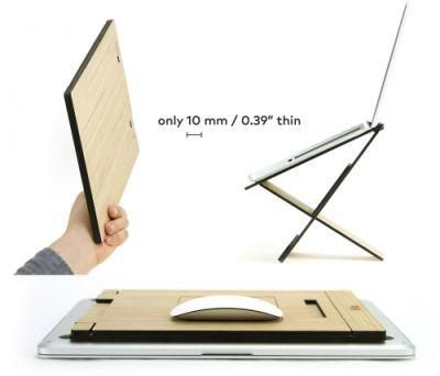 Bamboo Tablet Stand Laptop Rack Bt-2212