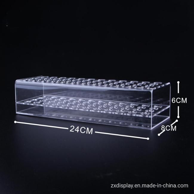 Clear Acrylic Ballpoint Pen Retail Display Rack for Stationery Store