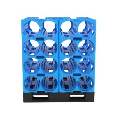 1000X600X300mm 19liter 5 Gallon Heavy Duty HDPE Stackable Storage Plastic Water Bottle Rack