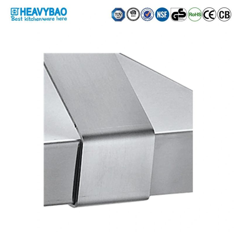 Heavybao Stainless Steel Wall Hanging Shelf Board Type Rack