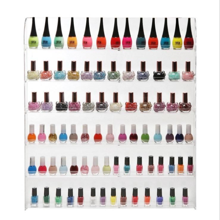 6 Shelf Salon Quality Acrylic Nail Polish Display Rack