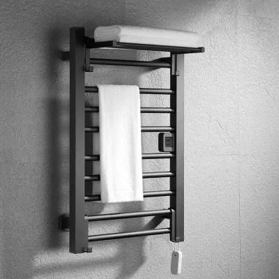Kaiiy Towel Warmer Wall Mounted 4 Bars Electric Aluminum Heated Towel Racks for Bathroom
