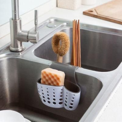 Two Sides Sink Rack Drain Holder Plastic Storage Rack