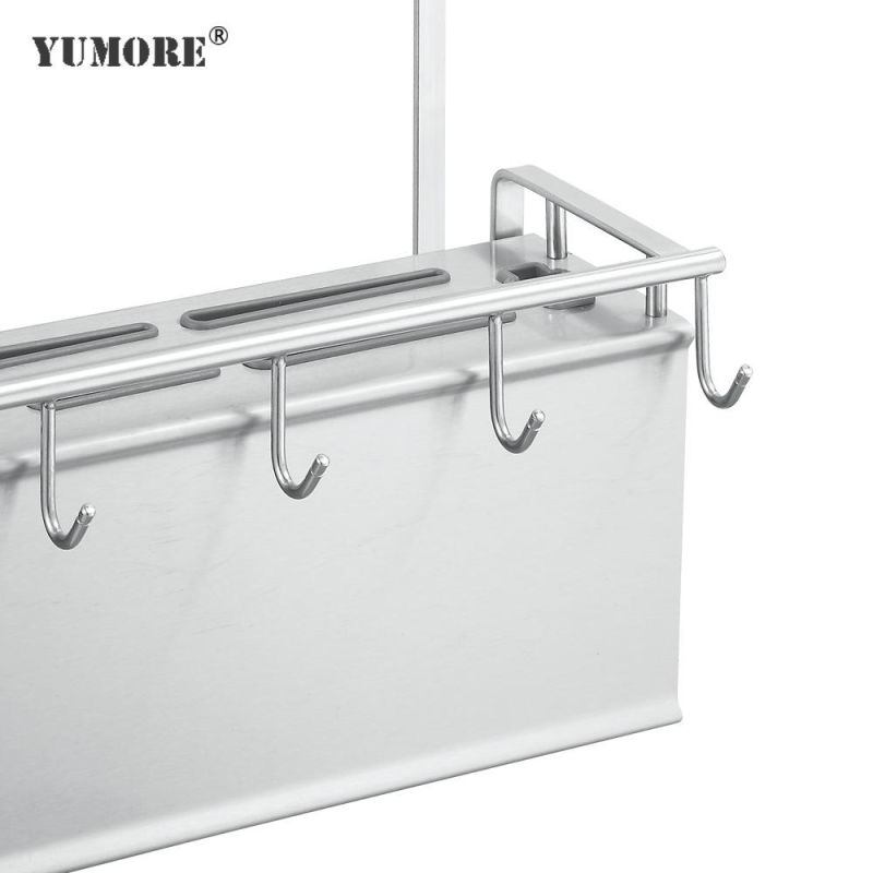 Wall Mounted Metal Stainless Steel Storage Holder Shelf Kitchen Rack