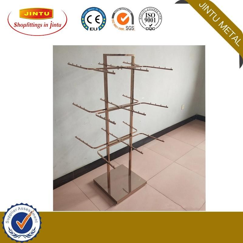 Fashion Custom Metal Cloth Display Stand Showroom Design for Retail Stores