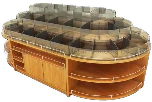 Supermarket Bulk Food Display Shelf Grain and Candy Display Stand