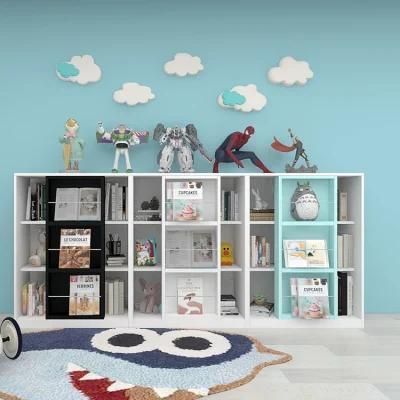 Multicolor Toy Storage Bookcase Cabinet Metallic Bookcases Trade