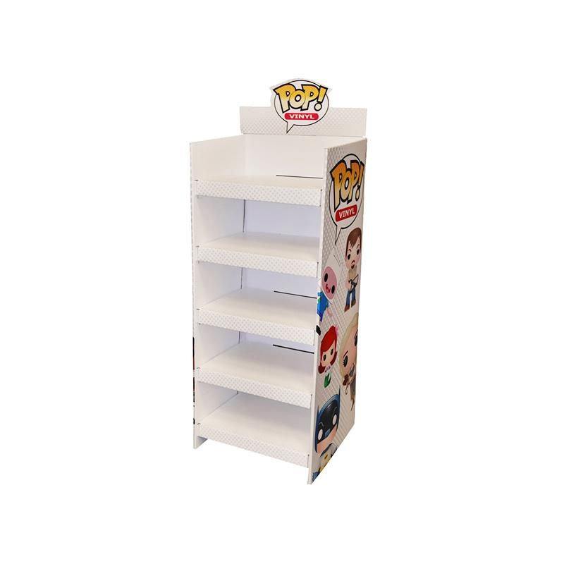 Custom Printed Luxury Cosmetics Towel Arranged Shelf Display Stand