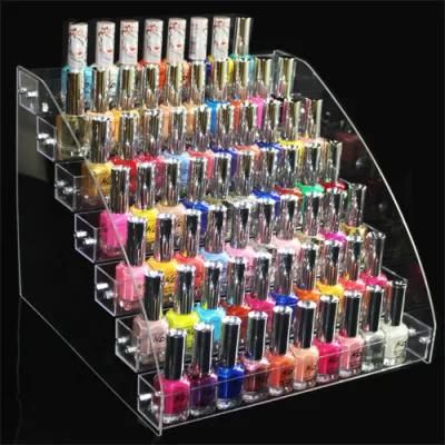 Organizers and Storage 5 Tier Nail Polish Shelf Essential Oils and Paint Bottle Stand Holder, Nail Polish Display Rack