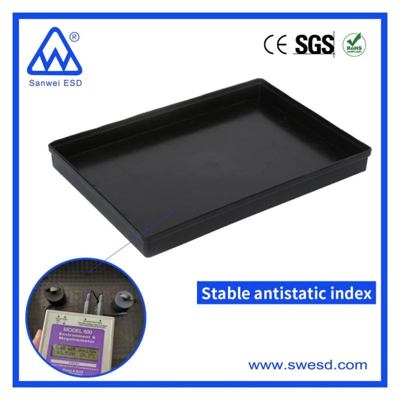 Good Price Black Conductive PCB Storage Crates ESD Tray