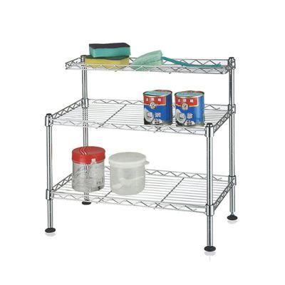 Kitchen Warehouse Chrome Storage Wire Shelf Metal Shelving Rack