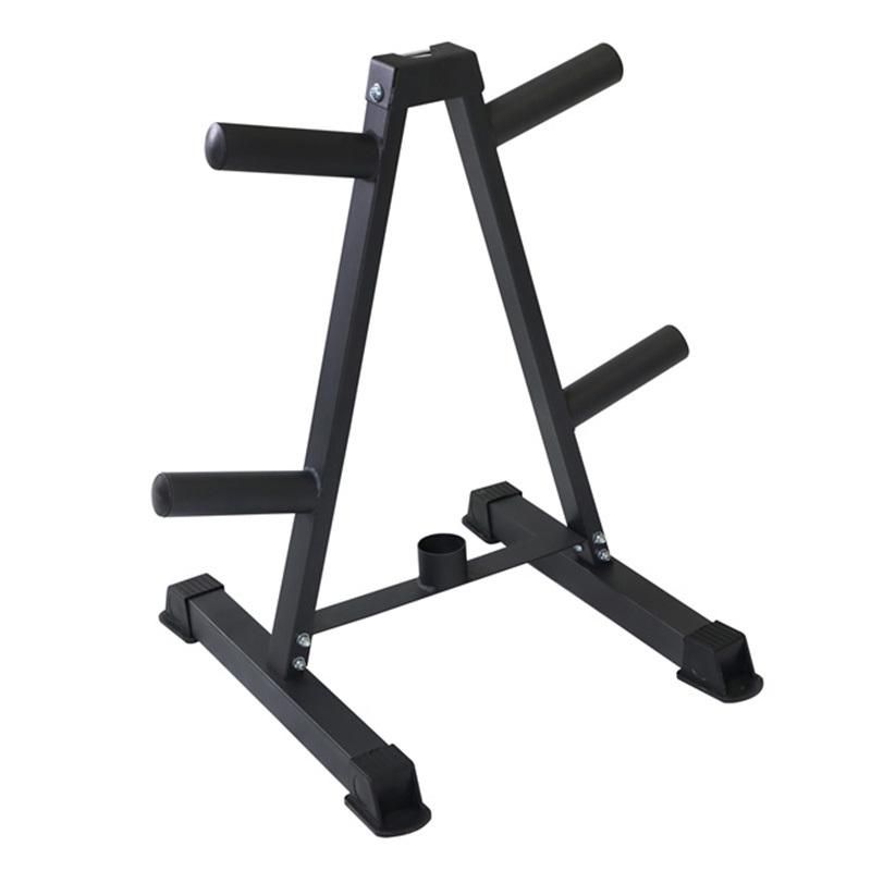 2022 Gym Professional Commercial Bumper Plate Weight Plates Storage Rack Stand Tree