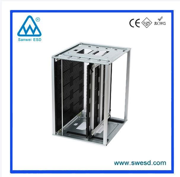 Anti Static High Quality Adjustable ESD Magazine Rack for SMT Storage Holder PCB