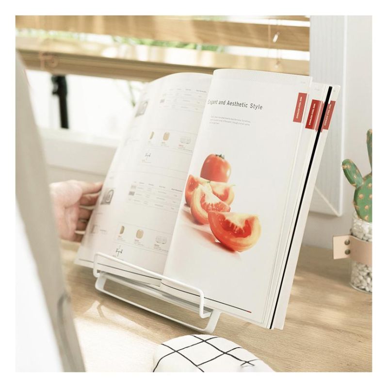 Folding Metal Table Adjustable Book iPad Menu Display Stand Rack