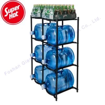 3 5 Gallon Mineral Dispenser Water Display Storage Holder Bottle Rack