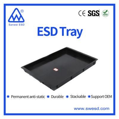 ESD PCB Board Circulation Rack Conductive PCB Handling Tray