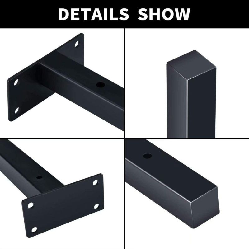 Heavy Duty Shelf Brackets Steel Floating Supports for Home Decor