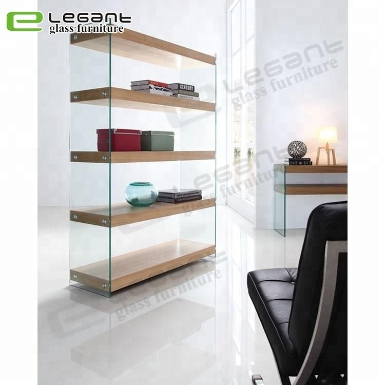 Iron Display with Tempered Glass Shelf