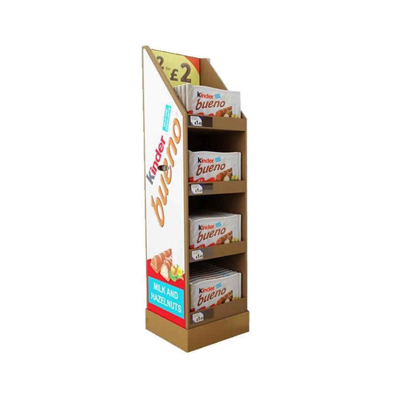 Custom Printed Luxury Cosmetics Towel Arranged Shelf Display Stand