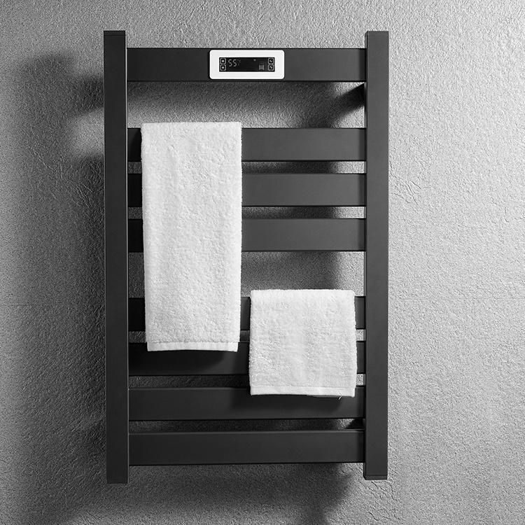 Kaiiy Wall Mounted Bathroom Electric Heated Aluminum Towel Racks