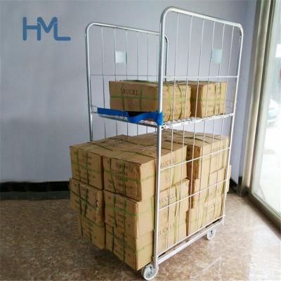 High Quality Foldable Storage Logistics Metal Wire Mesh Roll Cages