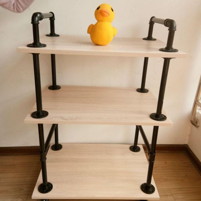 Bar Cart Hotel Trolley Storage Racks 2 Tier Shelf