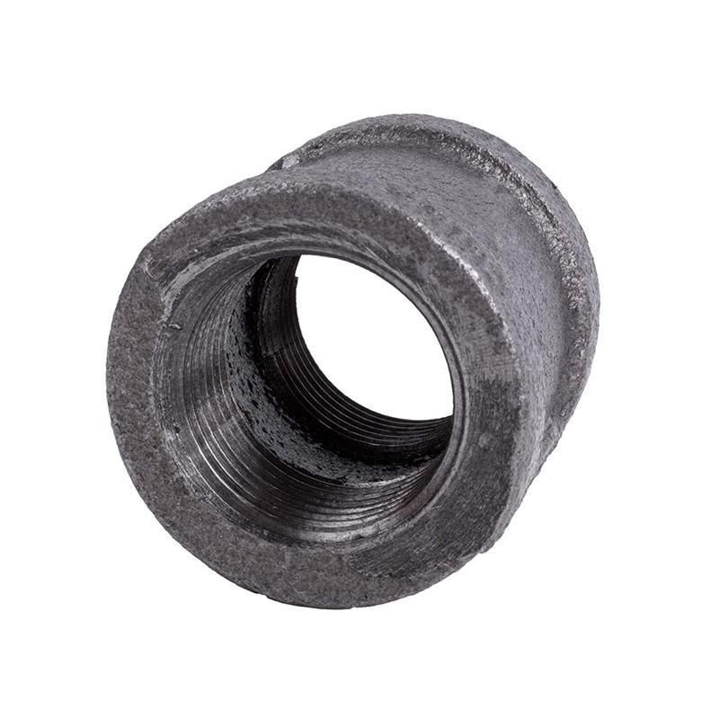 Cast Wrought Iron Coupling Pipe Fitting Nipple for DIY Antique Rustic Pipe Shelf Bookcase