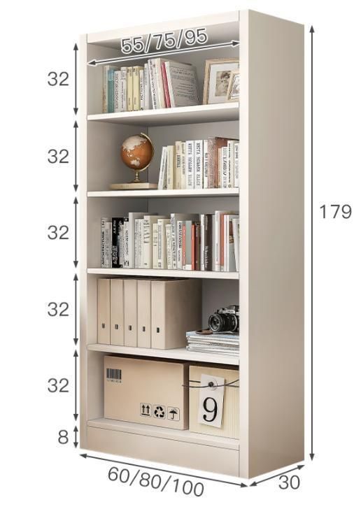 Living Room Shelf Simple Bookcase Storage Cabinet One