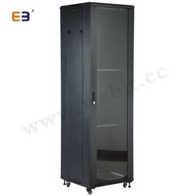 19 Inch Network Data Cabinet Wtih Glass Front Door 42u Floor Standing Rack