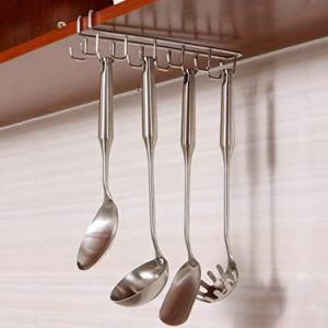 Wholesale Cupboard Storage Shelf Hook Display Rack Under-Cabinet Hanger Rack