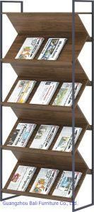 Bookshelf Magazine Newspaper Rack for Paper Magazine Book