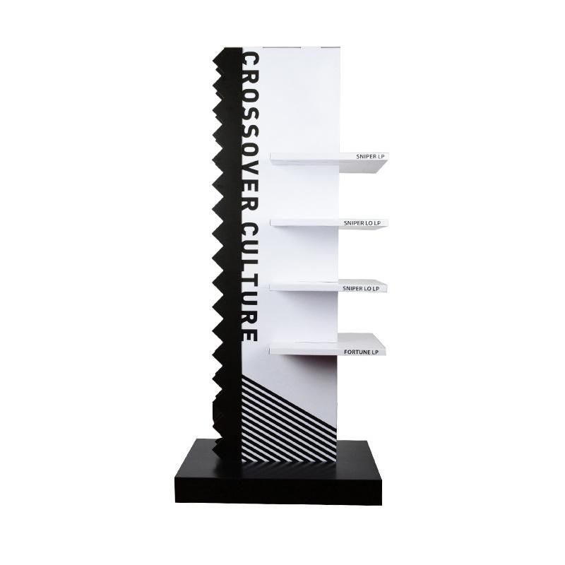 Custom Printed Cardboard Luxury Cosmetic Book Display Stand