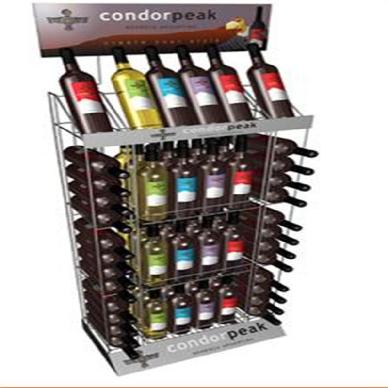 Economical Wire Wine Racks for Retail Display