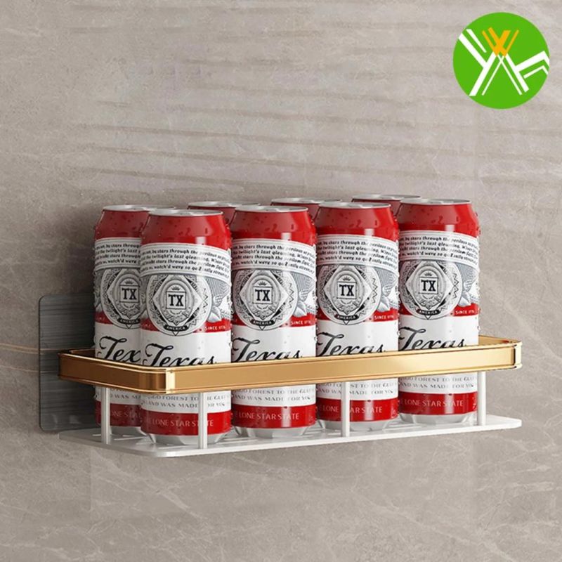 Multifunctional Bathroom Towel Bar Rack Luxury Gold Bathroom Rack for Bathroom Decoration