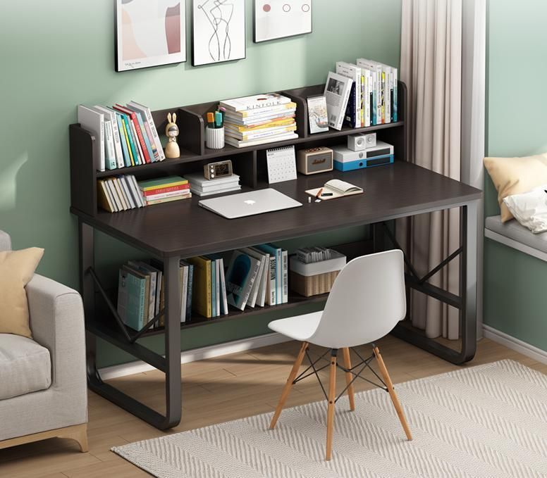 Computer Desk Bookshelf One Table Middle School Student Desk Chair Set