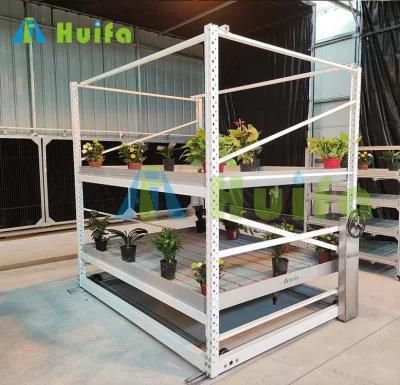 Mobile Shelving Commercial Hydroponic Systems Micro Green Rack Vertical Growing Tables System Farming Racks