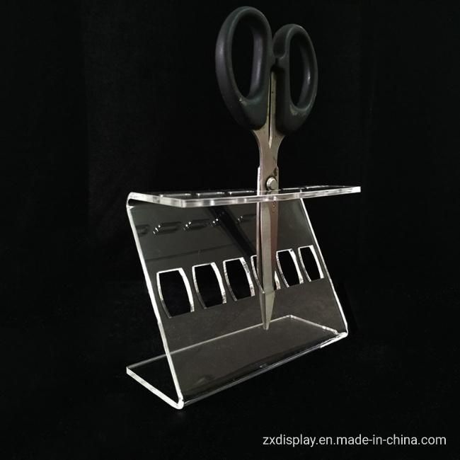 Customized Acrylic Scissors Stationery Display Stand for Store