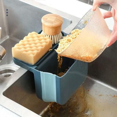 Suction Cup Foldable Hanging Sink Dry and Wet Storage Rack