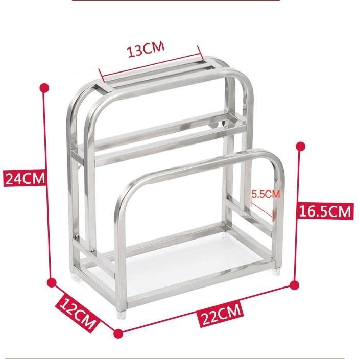 Punch-Free Kitchen Storage Rack Cutting Board Rack