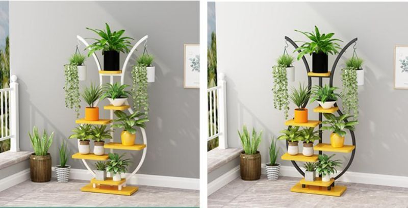 Modern Wood Flower Stand Flower Pot Stand for Living Room