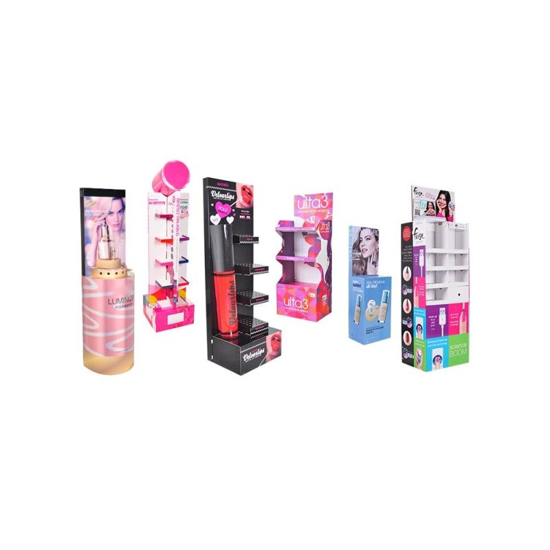 Good Quality Pop Custom Retail Cardboard Floor Display Racks for Spice