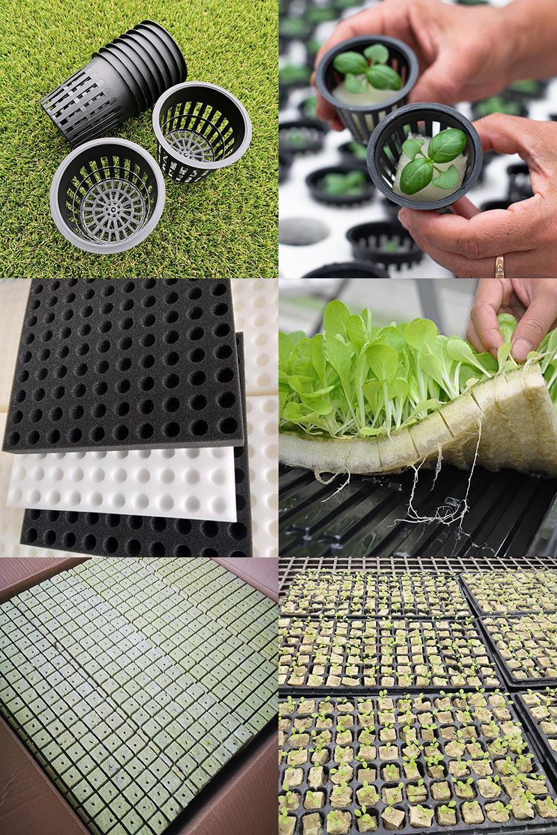 Hydroponics System Vertical Plants Stand Planter Shelf Flower Pot Racks Multi-Span Greenhouses with LED Grow Light