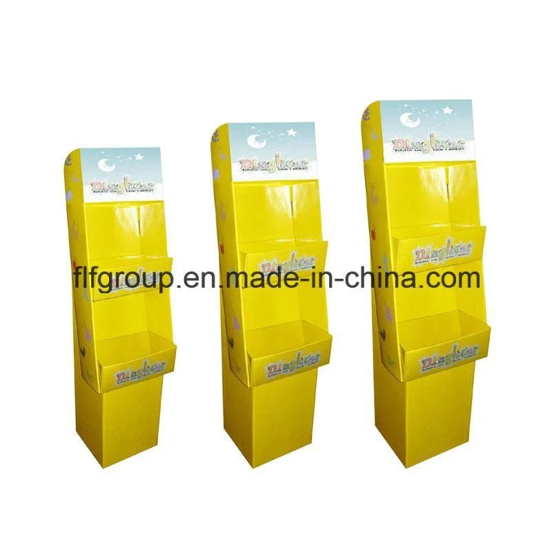 Bottle Drink Paper Display Supermarket Pop Corrugated Cardboard Display Rack